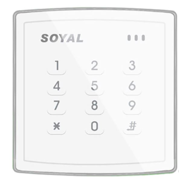 Kártyaolvasó 125kHz,érintőbillentyű, SOYAL AR-888H fehér